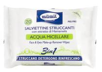 Lenco Demaquilante Milmil Acqua Micellare 3 Em 1 (20 Unidades)