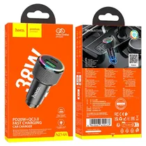 Hoco Cargador Vehicular NZ14A 38W Black