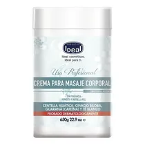 Ideal Crema para Masaje Corporal Sin Fragancia 650G