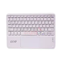 Mini Teclado Magnético Luo LU-BT031 Slim Bluetooth Keyboard 10" - Branco