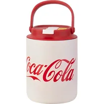 Garrafa Térmica Haers Coca-Cola HGD-700-001-Ke com Bico - Branco 700ML