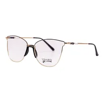 Armação para Óculos de Grau RX Visard FL6009 54-15-140 C1 - Dourado/Preto