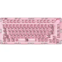 Teclado Gamer Mecânico Akko Monsgeek ICE75 RGB 75% Hot Swap Sem Fio - Pink (Inglês)