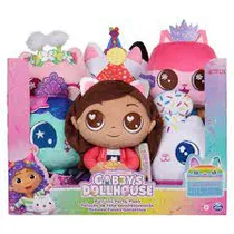 Spin Master Figura Peluche Extra Suave Purr-Ific de Gabby Edicion Celebration Felpa 3 Años + Multicolor