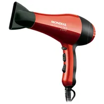 Secador de Cabelo Mondial Infinity SC-12 - 2000W - 220V - 50/60HZ - Vermelho  Secador de ...