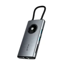 Hub USB-C 8X1 (HDMI/ 2USB3.0/ USB/ Sdcard/ USB-C/ RJ45) FTX-HUBL3-Ag