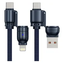 Cabo G-Tide Bullet Power WC155-5 USB/USB-C/Lightning 1.5 Metros - Azul