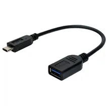 Cabo Adaptador Unno Tekno AD4203BK USB-C A USB-A