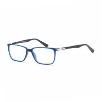 Armação para Óculos de Grau Unissex Visard 5502 C610 53-15-135MM - Azul e Preto