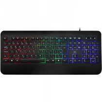 Teclado Mtek KB7701LR/PT Gamer RGB - Black