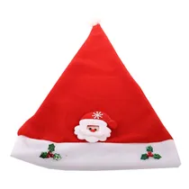 Gorro Natalino Vermelho com Papai Noel