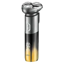 Barbeador Elétrico VGR V-392 - Recarregável - Dourado