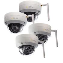 Q-See 4 Cameras SV-Cam QCW3MP1D-4 3.6MM Dome 3MP 1080P Wifi