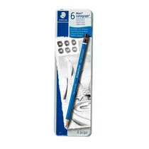 Kit de Lápices Staedtler Mars Lumograph 6 Unidades