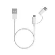 Cable USB USB-C Micro-USB Xiaomi SJX01ZM SJV7083TY 2EN1 30CM  Cable USB U...