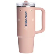 Copo Térmico Stanley Quencher Protour Tumbler de 887 ML - Pink Dusk Stitch