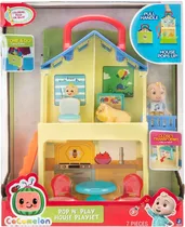 Cocomelon Pop N´ Play House Playset Jazwares - CMW0109 (7 Peças)