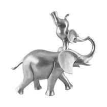 Figura Decorativa de Elefante Concepts 437-4910551 25 CM Plata