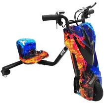Triciclo Elétrico Hye TR02 8.5" Bluetooth/Speaker - Ice Fire