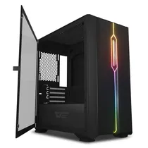 Gabinete Gamer Darkflash DLM23 Mid Tower - Preto (Caixa Danificada)