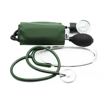 Medidor de Pressão Analógico More Fitness MF-213 com Estetoscópio - Verde