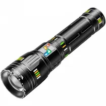 Lanterna Smiling Shark SD-5996 Multi Funcion Preto Lanterna Smiling Shark SD-5996 Multi Funcion Preto