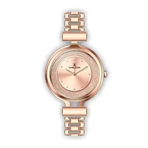 Relógio Analógico Feminino Daniel Klein Premium DK.1.12312-2 - Rosa Ouro