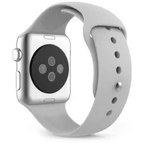 Correia Silicone 4LIFE para Apple Watch Caixa de 42/44/45/49 MM - Cinza Pardo
