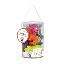 Battat Baño Compañeros de Baño de Dinosaurios Plastico +10M Multicolor
