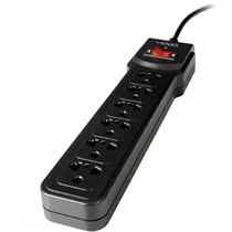 Filtro de Linha Satellite A-R03 com 6 Tomadas/1.5MT - Preto  Filtro de L...