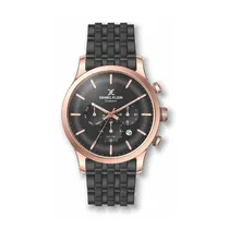 Relógio Analógico Masculino Daniel Klein Exclusive DK11911-5 - Preto e Dourado