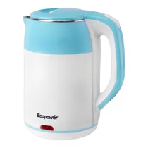 Jarra Elétrica Ecopower EP-3104 - 1.8L - 1500W - 220V - Azul e Branco
