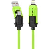 Cabo G-Tide Vida Colorida PC155-3 - 4 Em 1 - 1.5 Metros - Verde  Cabo G-Tide...