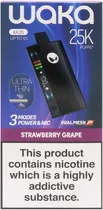 Vape Descartável Waka KA25 Strawberry Grape 25000 Puffs