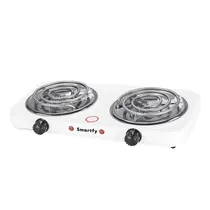 Fogão Elétrico Smartfy FG03W 2000W 2 Bocas Espiral 110V - Branco