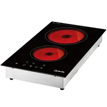 Fogareiro Elétrico Infravermelho Quanta QTCEI300 3.000 Watts 220V ~ 50/60 HZ - Preto/Prata