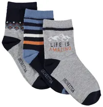Meias Infantil Orchestra AGAKG2-BLF Winter Nomad Masculina (3 Pares)