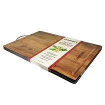 Tabla de Corte Acacia Borde Negr 38CM
