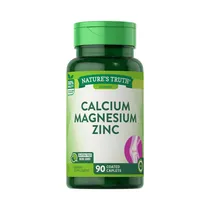 Vitaminas Nature's Truth Calcium Magnesium Zinc 90 Cápsulas
