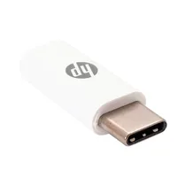 Conector HP HP-030 Micro-USB A USB-C Blanco