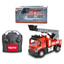 Auto A Control Taiyo Fire Truck Rojo 1:40