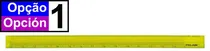 Régua Milan Tri Ruler 351260C - 15CM (Vendido Por Unidade)