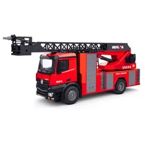 Automodelo Caminhão de Bombeiro Huina 1561 - Recarregável - com Controle - Vermelho