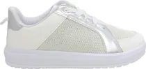 Tenis Infantil Pé com Pé 320024-001 - Branco/Creme Branco/Prata