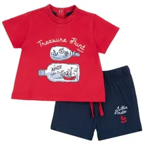 Chicco Fashion Set 2 PZ Camiseta c/ Pantalones Corto Tela s/C