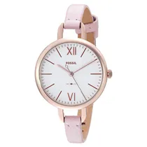 Relógio Analógico Fossil Annette ES4360 Feminino, Couro - Rosa