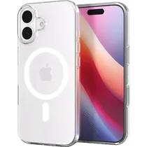 Capa Spigen Crystal Flex Magfit ACS09648 para iPhone 17 - Clear White