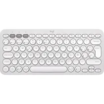 Teclado Logitech Pebble Keys 2 K380S Bluetooth - Branco (920-011784)