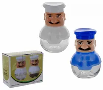 Salero de Vidrio Cocinero Set 2 PCS