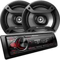 Radio Car Pioneer MXT-S216BT+Alto-Falante 6"/Bluetooth